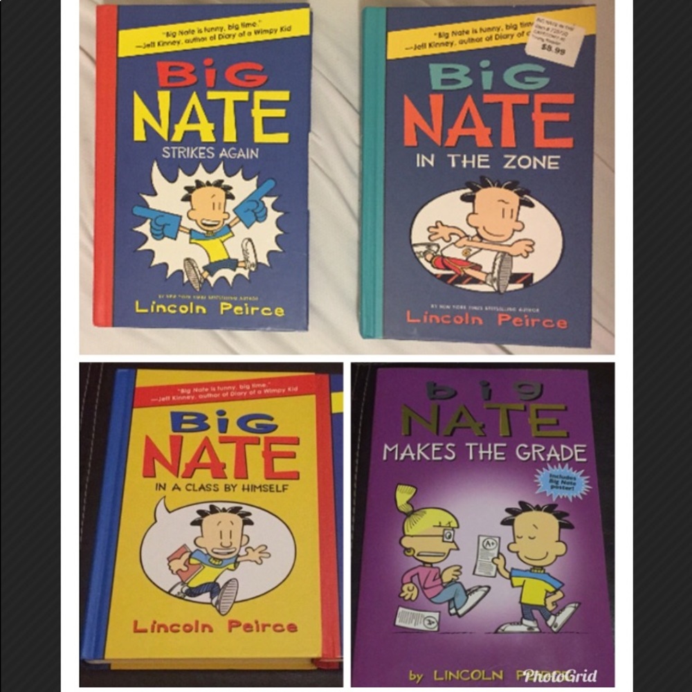 Lot of 4 Books - Big Nate Hardcover.